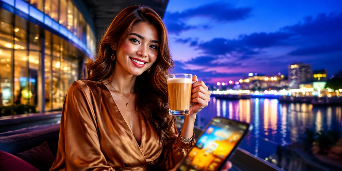 Pengguna menikmati permainan kasino mudah alih di Malaysia dengan peranti moden